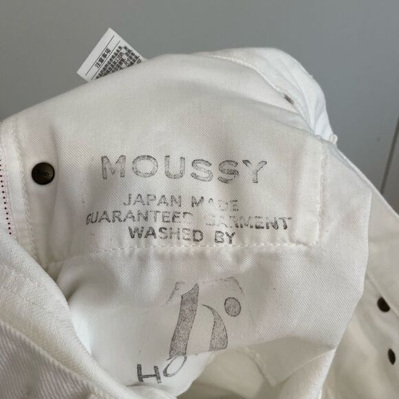 MOUSSY Raw Hem Mid-rise Cropped Jeans - Picture 3 of 7